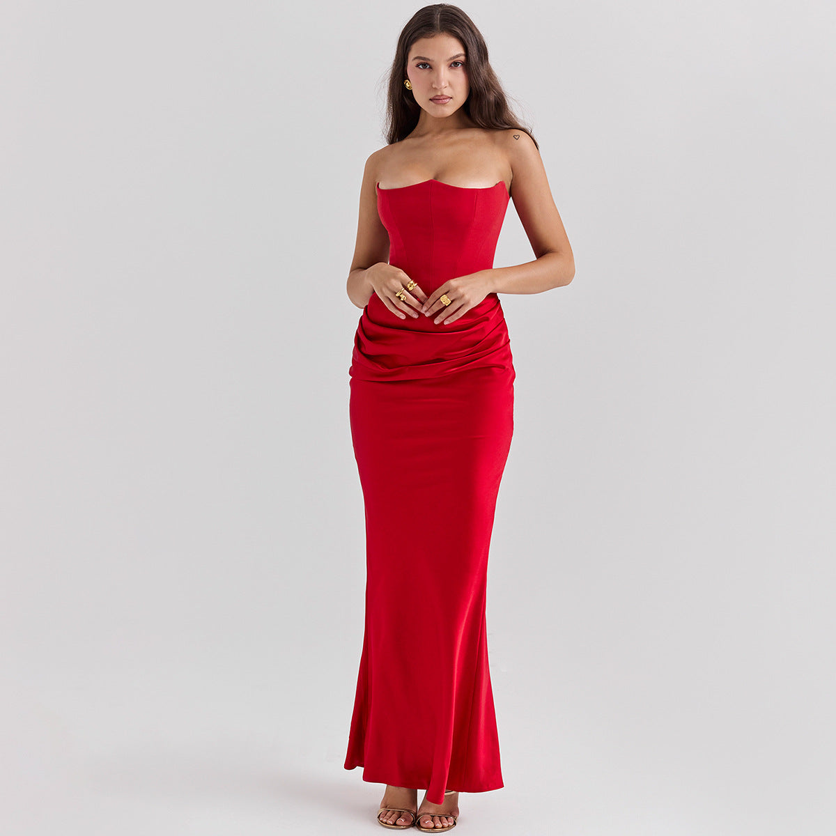 Ethereal Red Gown